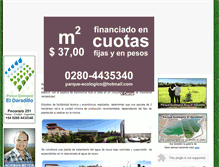 Tablet Screenshot of parquedoradillo.com.ar